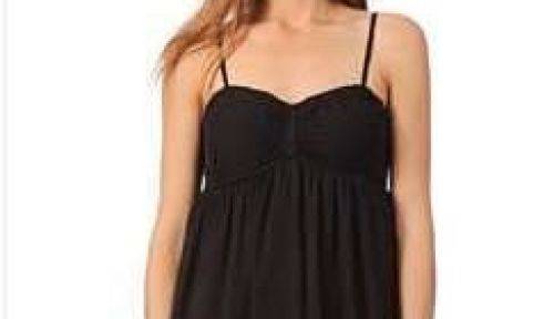 Robe bustier noire Vero Moda, bretelles amovibles