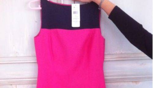Robe été Ralph Lauren rose/bleu marine Taille 36 neuve