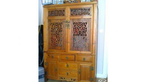 Vends Cabinet Chinois en orme