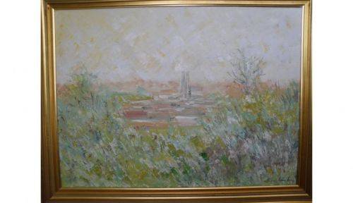 Tableau "Au Dessus De Larchant"