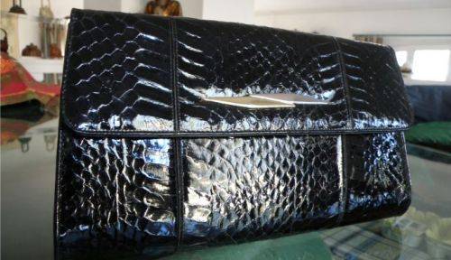 Pochette En Python, Noire