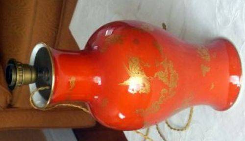 Vends une belle lampe "Villeroy et Boch" avec abat-jour