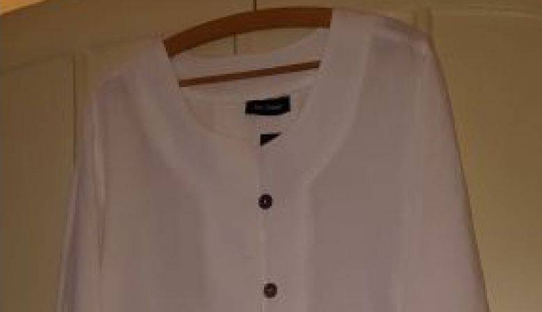 Sur chemise en lin blanc neuve 48