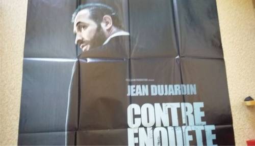 Affiche grand format du film 🎥 "Contre Enquête" avec Jean Dujardin