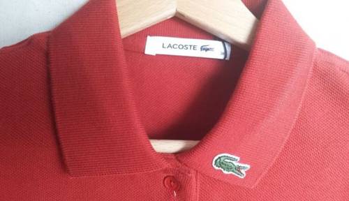 Vends polo LACOSTE femme rouge - Taille 38 NEUF (avec étiquettes)