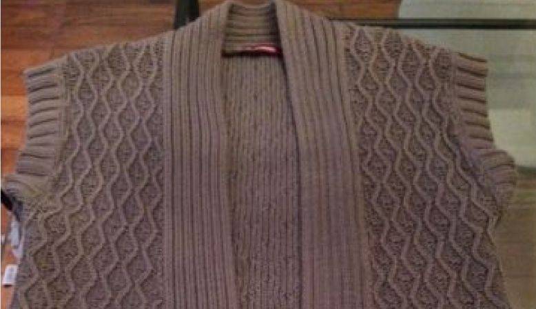 Vends cardigan kaki torsadé - Taille XS
