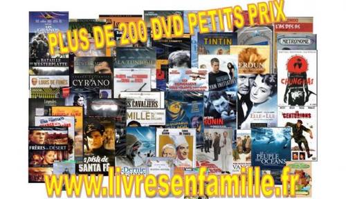DVD Petits Prix, neufs, sélectionnés enfants et adultes