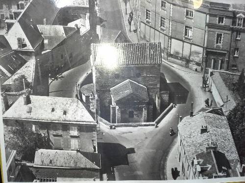 Rare photo Poitiers "temple Saint Jean "