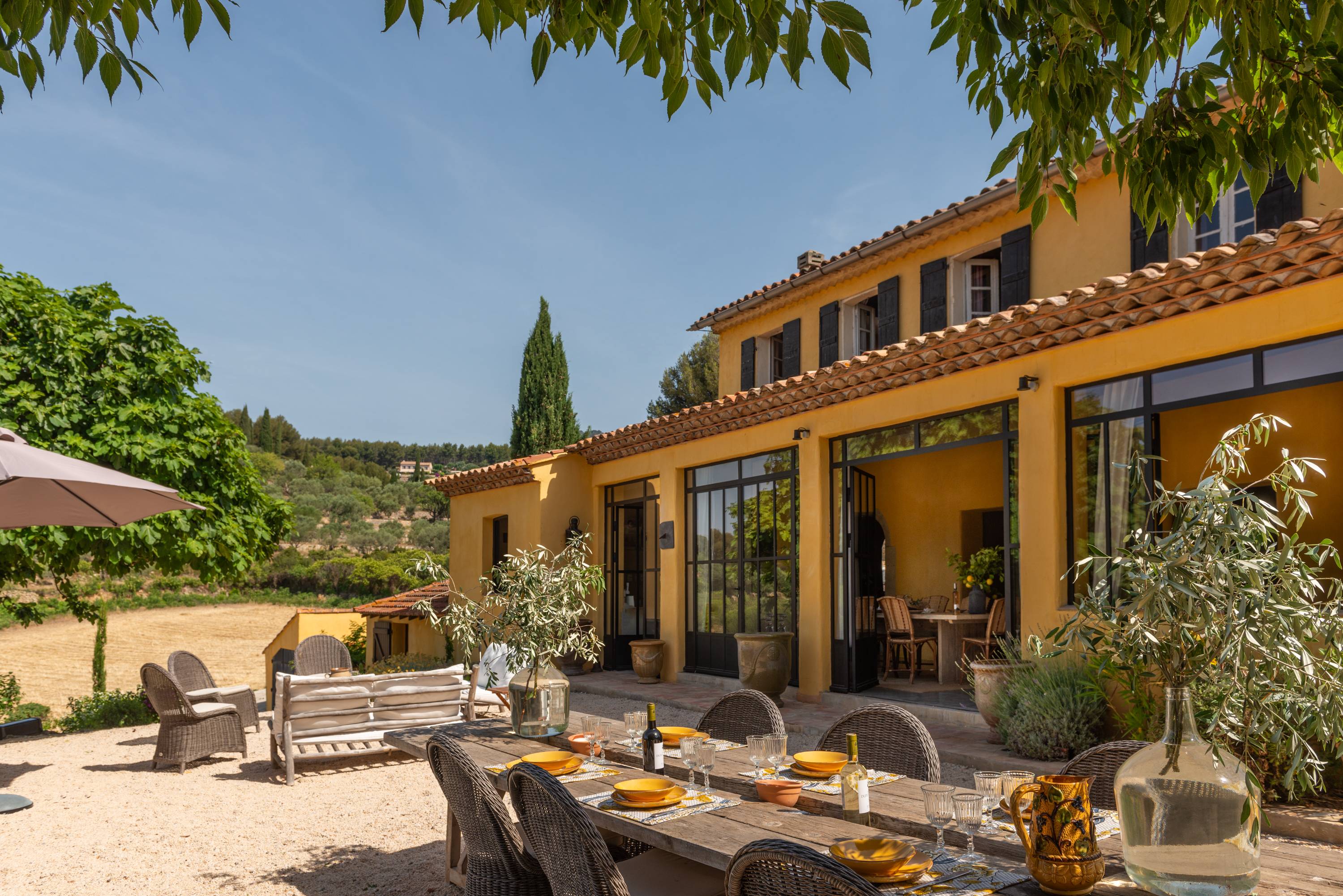 Loue Mas du 17ème siecle Bohème chic à 5 mn de Sanary-sur-Mer 10 couchages - Ollioules (83)