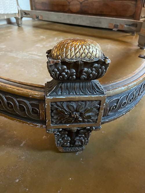 Lit 19ème siècle style art nouveau
