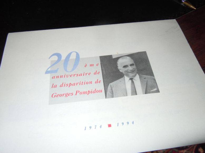20e anniversaire de la disparition de Georges POMPIDOU
