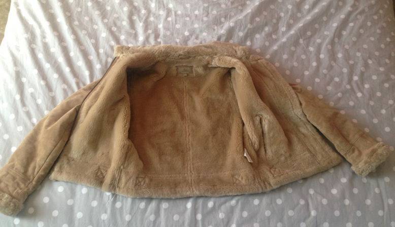 Blouson bombardier en peau taille 38