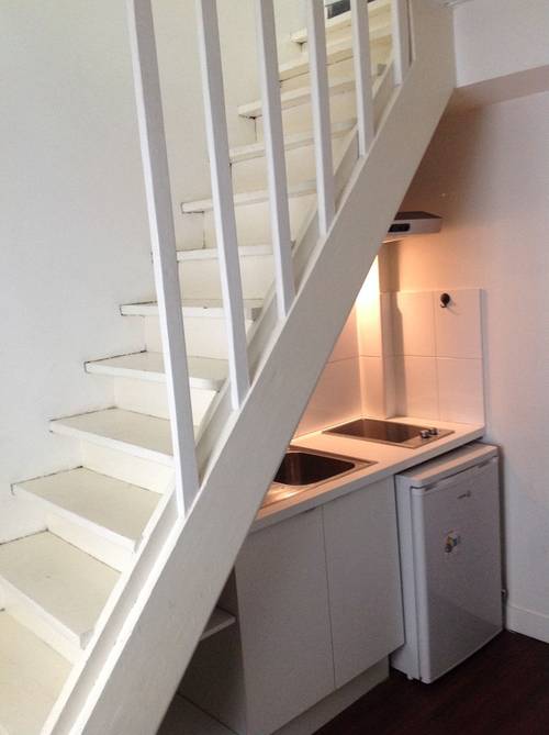 Loue T2 meublé en duplex 23m² à Levallois Perret limite Neuilly