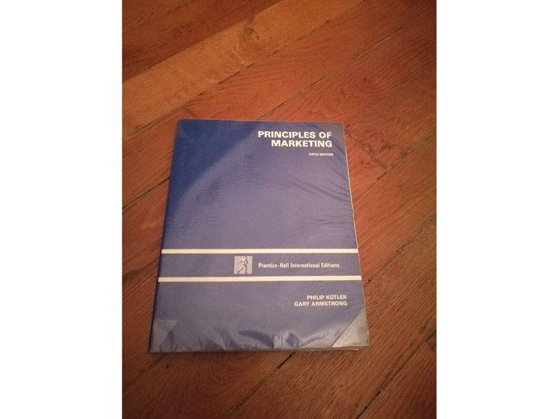 Vends livre : Principles of Marketing, très bon état