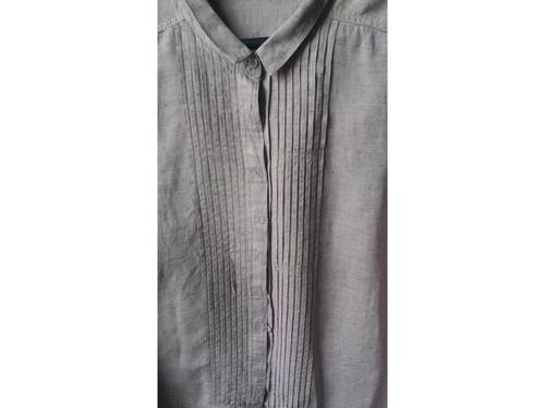 Vends chemisier femme en lin Poetry, lilas, T 46-48