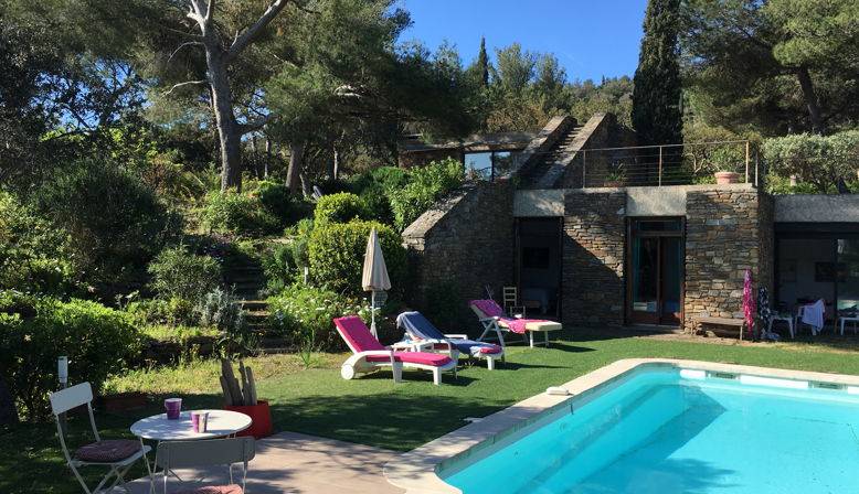 Loue maison au Domaine Gaou Bénat, Bormes les Mimosas (83), 8 couchages, piscine 10 minutes à pied de la plage