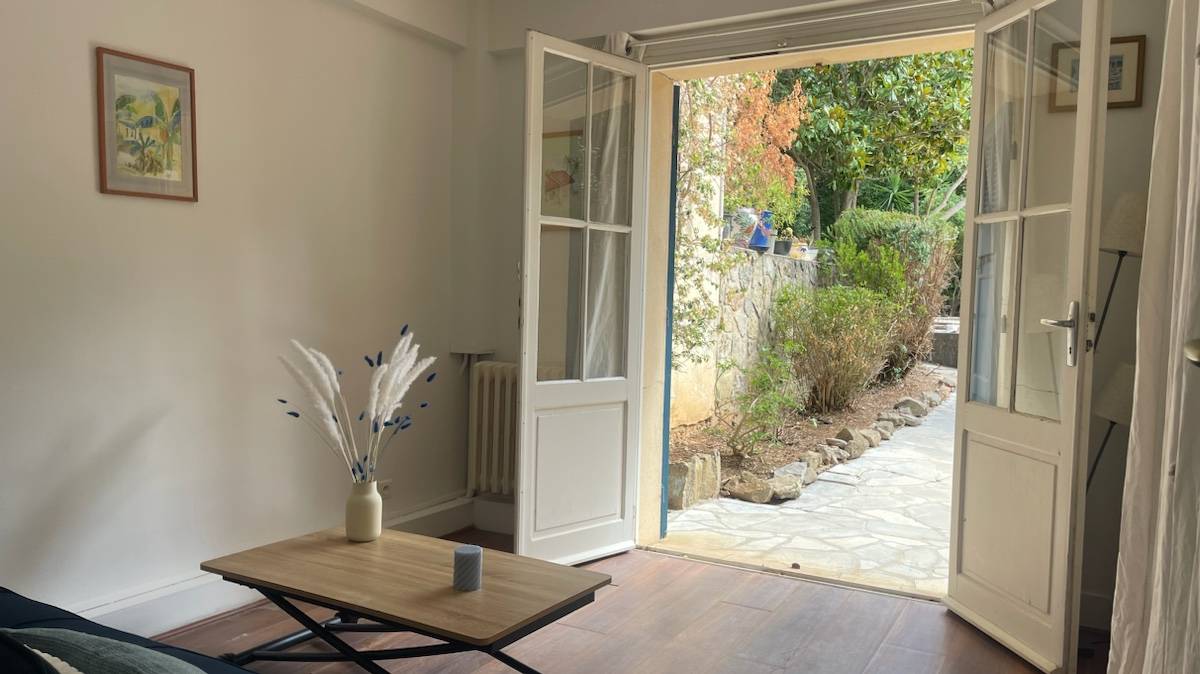 Cap brun location T2 Avec jardin proche mer