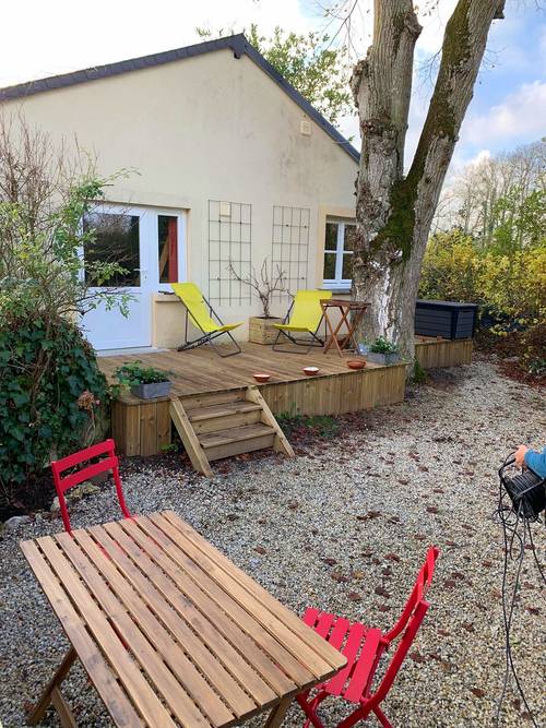 Loue petite maison de charme plages débarquement, 1 chambre, 4 couchages, Aure sur Mer (14)