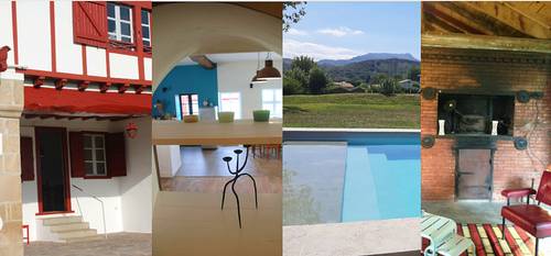 Loue maison 14 personnes / piscine / Pays basque, proche Saint Jean de Luz