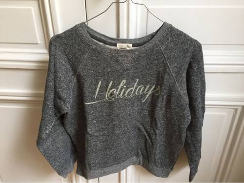 Sweat SOEUR gris chine - Taille XS