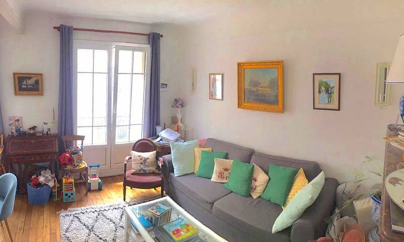 Loue appartement T2 Meublé 43m² Paris 16ème, au calme sur cour, avec balcons