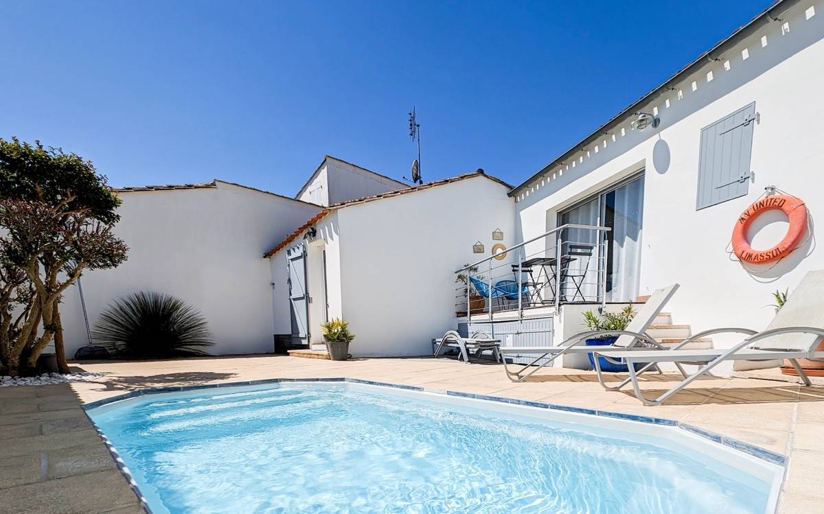 Loue maison de vacances de charme avec piscine chauffée - 5 couchages - Saint-Martin-de-Ré (17)