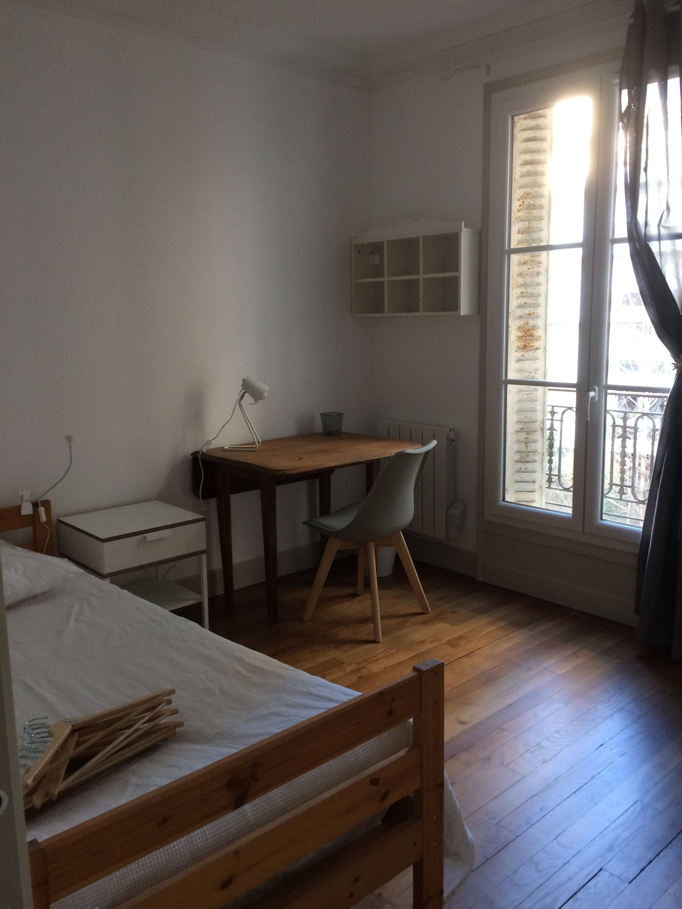 Loue chambre meublée 10m² dans colocation Paris 13ème Quartier Peupliers