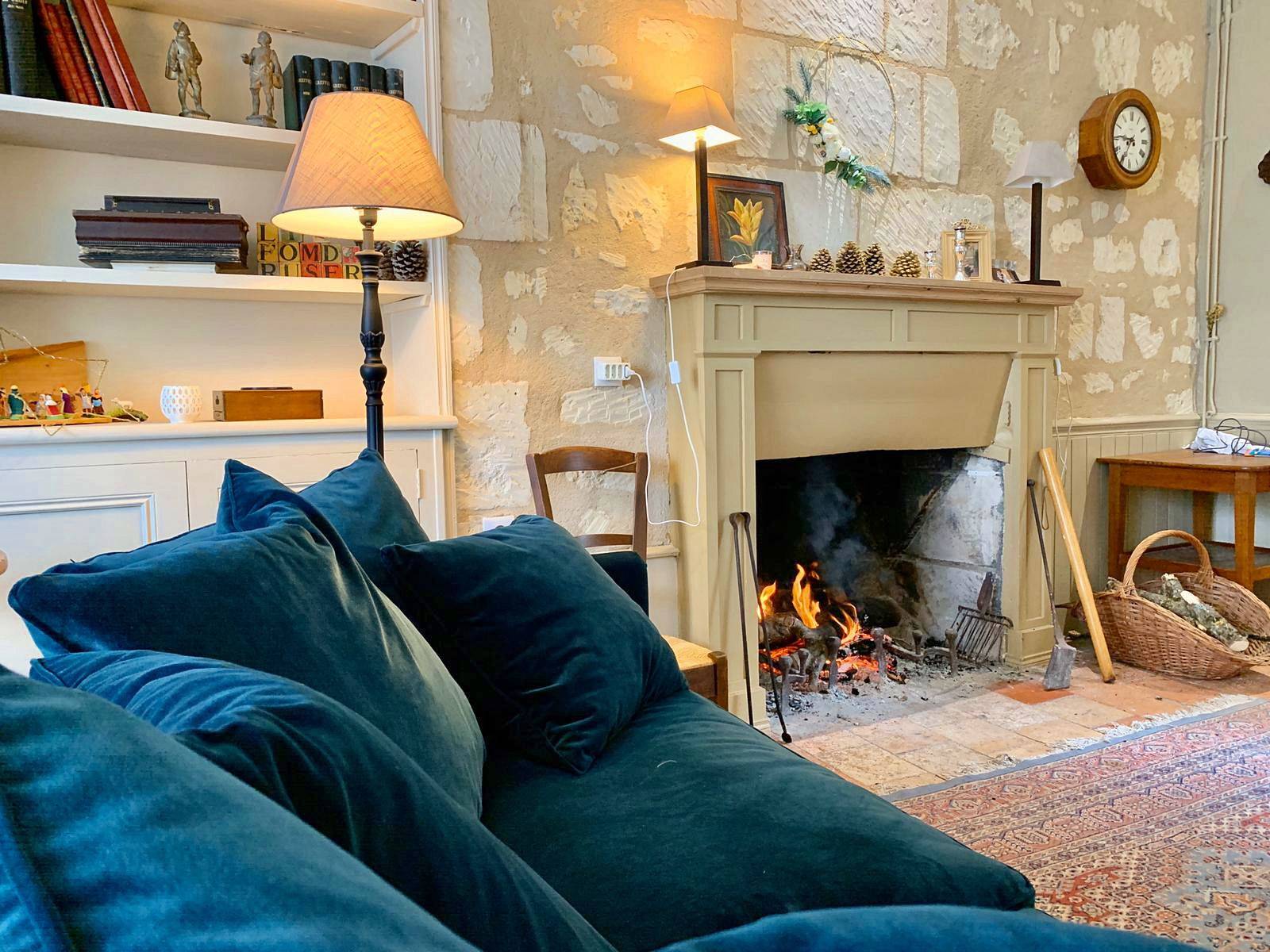 Loue maison de charme en Touraine - 5 chambres, 9 couchages - Restigné (37) libre en août