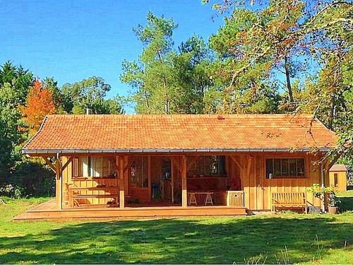 Loue maison en bois style « cabane de pêcheurs » - 4 couchages - Vieille-Saint-Girons (40)