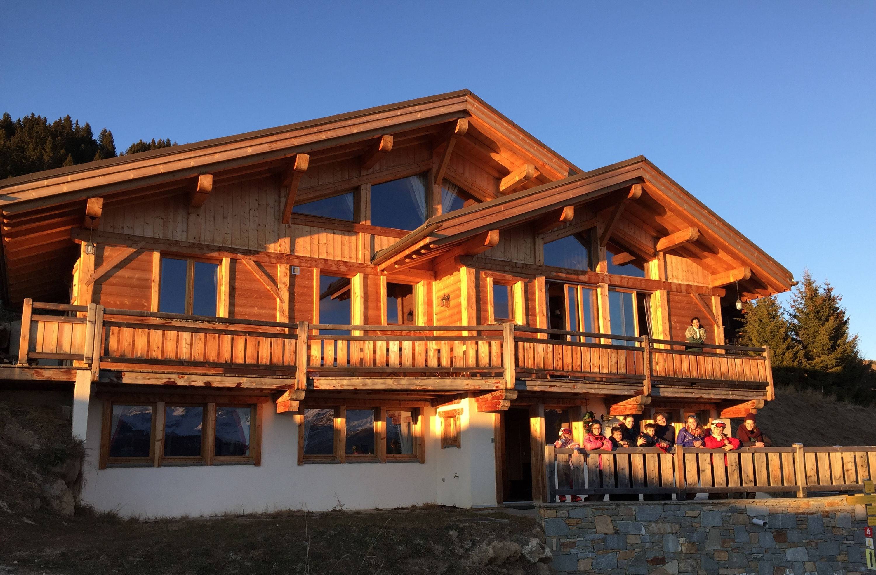 Loue chalet vue Mont Blanc - 15 couchages - Hauteluce (73)