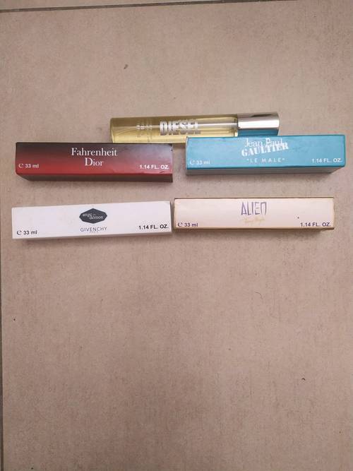 Lot de 5 parfums véritables vapo *Dior * Gaultier… TBE
