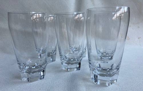 Ensemble de 6 verres à orangeade en cristal de Baccarat