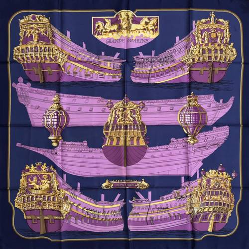 Carré Hermès Grande Marine par J.O