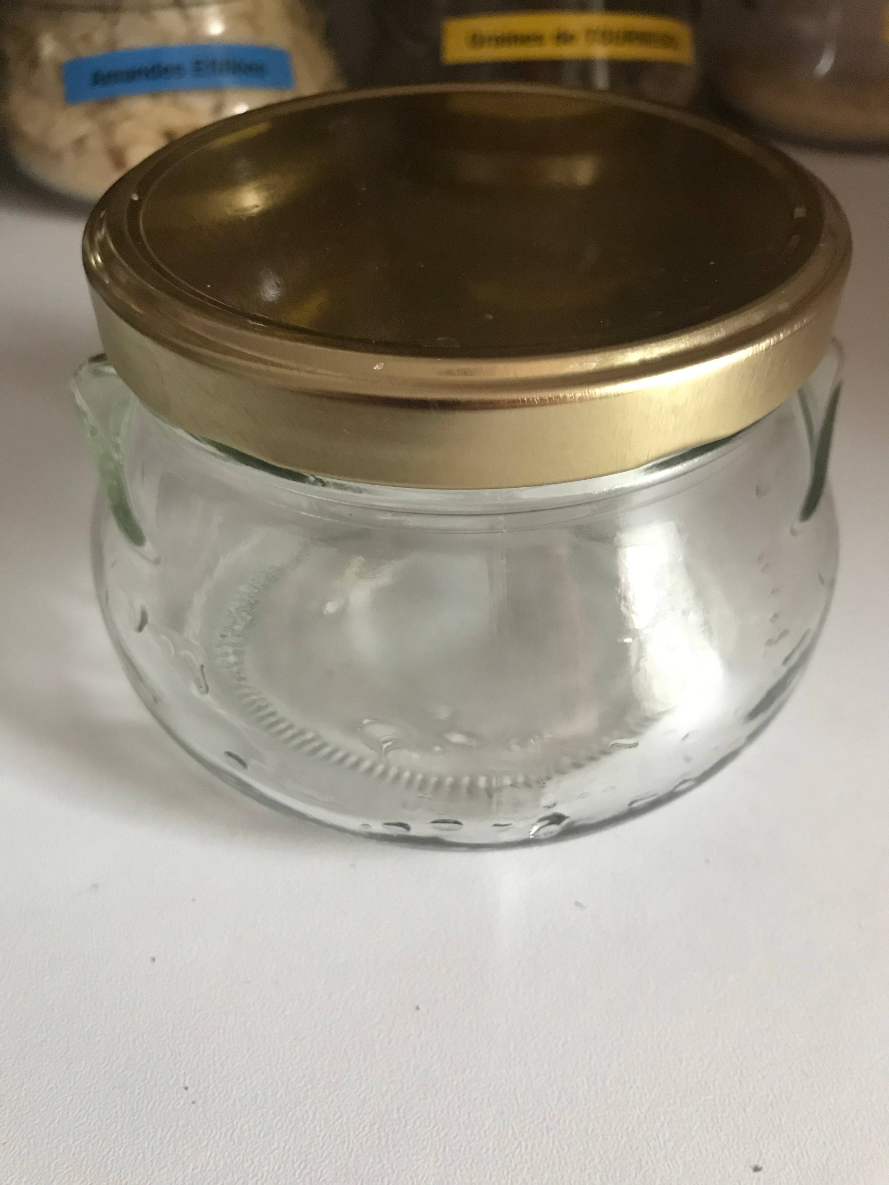 Bocaux/pots de Grand-Mère verre neufs - 600mL – couvercle métallique