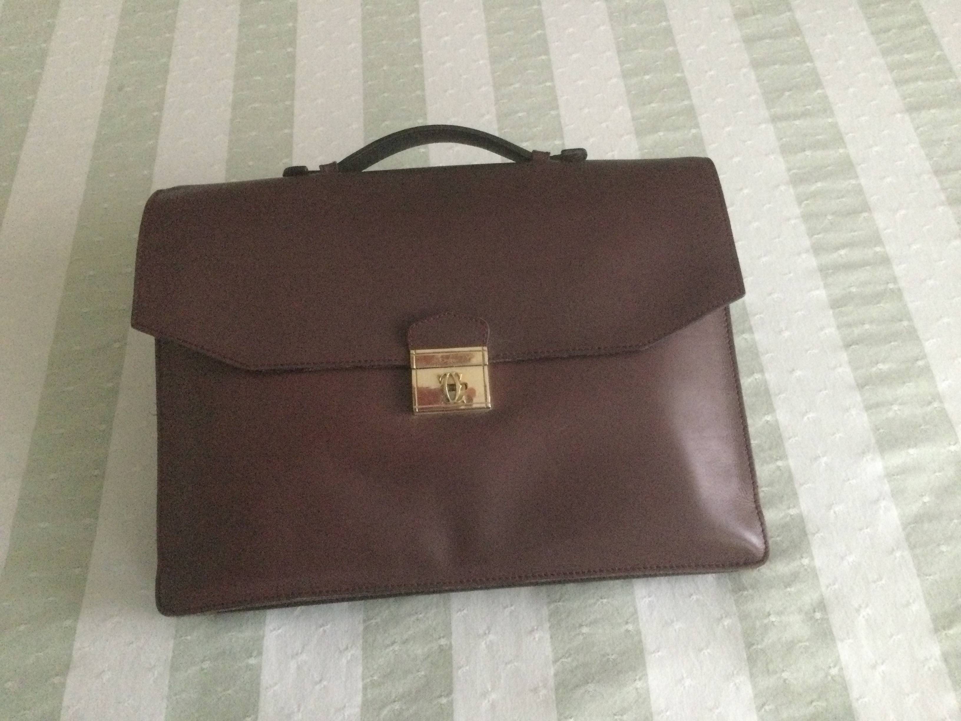 Cartable authentique Les Must de Cartier seconde main