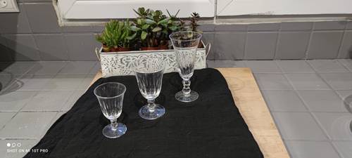 Service de verres en cristal