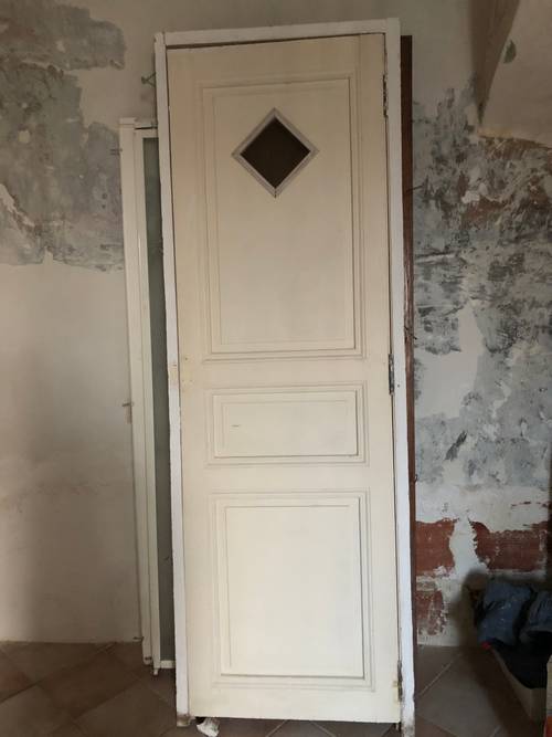 Vends porte ancienne avec dormant