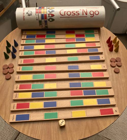Jeu familial en bois (stratégie) Cross N’go - Médaillé Lépine