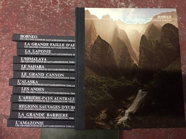 Collection livres Les grandes étendues sauvages