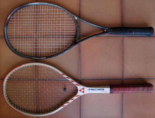 2 raquettes de tennis Fischer
