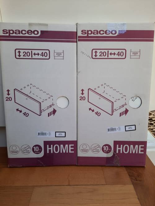 Vends une façade neuve de tiroir Spaceo Home 20 x 40 cm