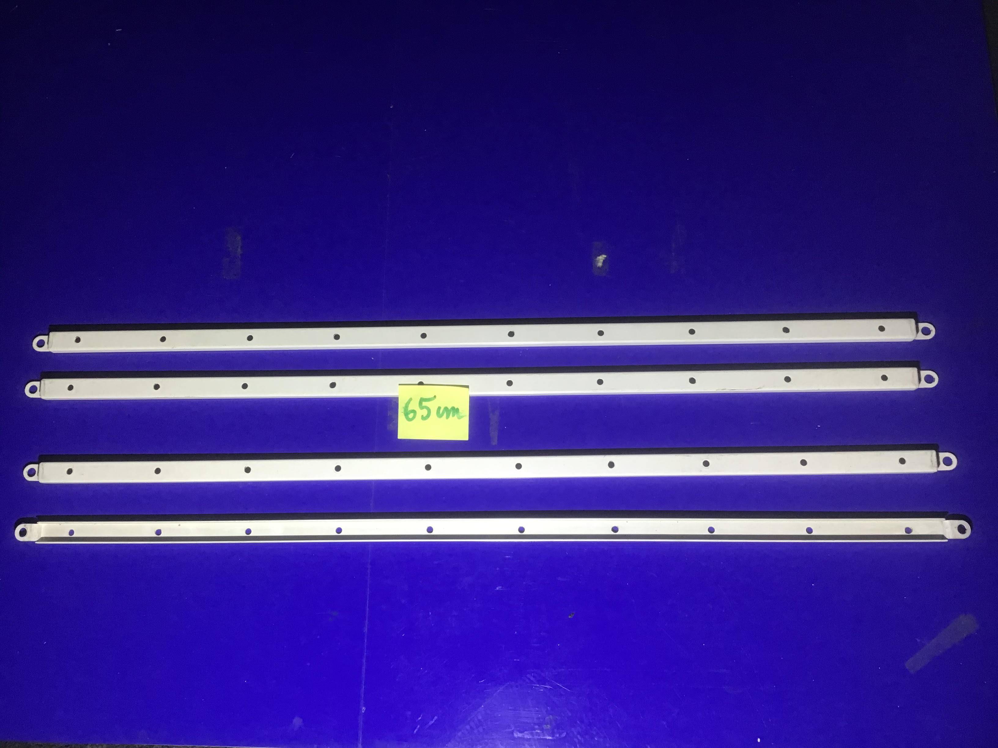 Lot de 4 Crémaillères blanches