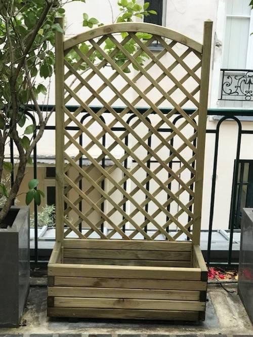 Vends Bac treillis arc en bois - BURGER - neuf