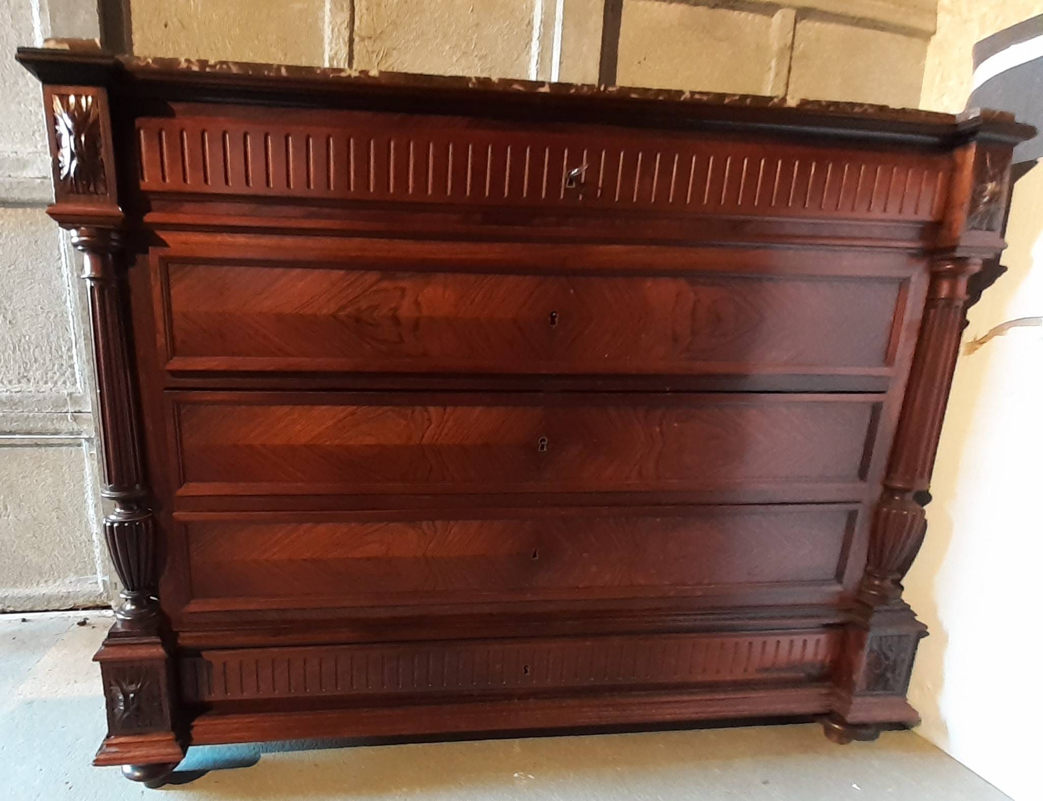 Commode en palissandre