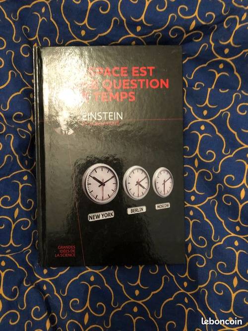Livre d’Einstein l’espace est une question de temps