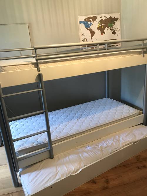 Lits superposés + lit tiroir - matelas
