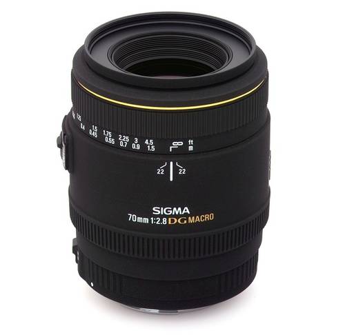 Objectif Sigma Téléobjectif 70mm f / 2.8 EX DG Macro autofocus Nikon