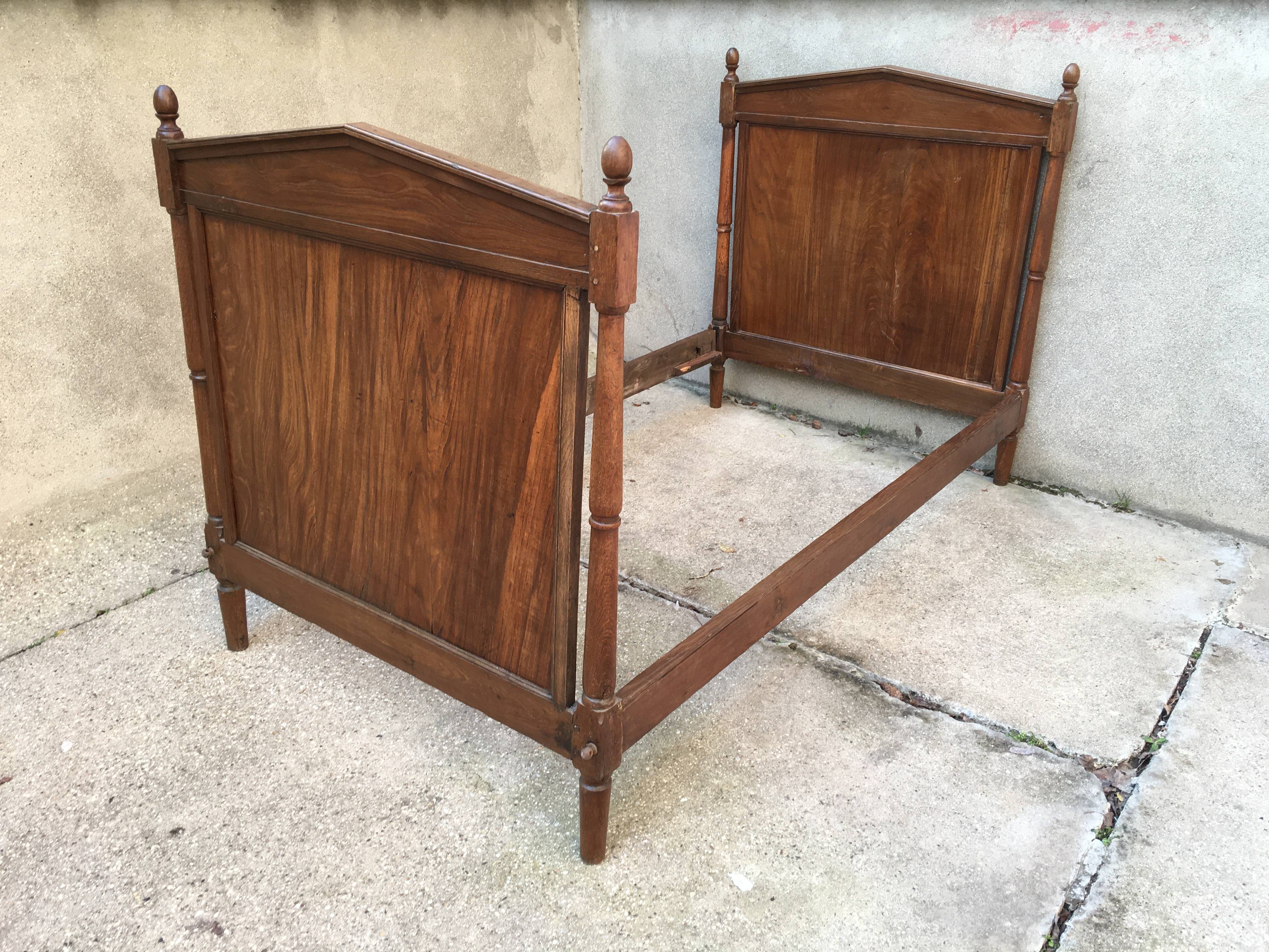 Lit Directoire en chêne