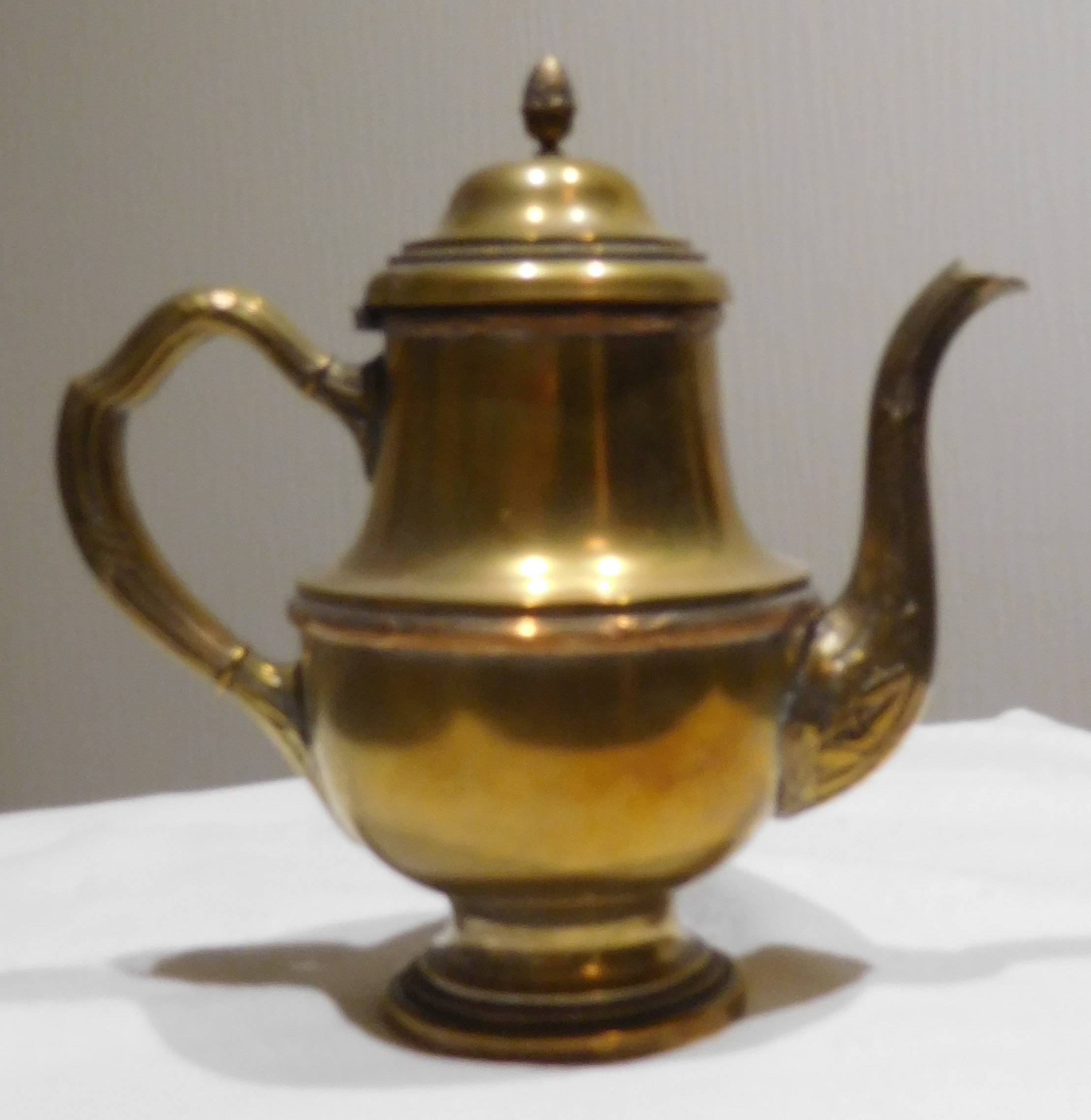 Cafetière / Théière argent cuivré