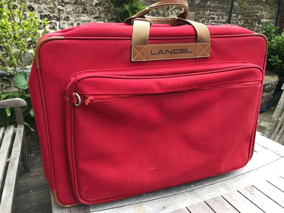 Valise lancel outlet rouge